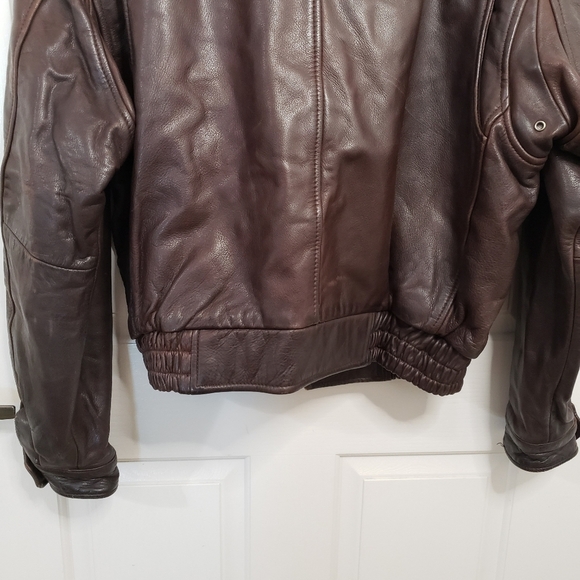 Aviator Bomber Jacket VINTAGE Banana Republic - Picture 6 of 12